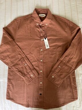 Taylor Stitch Men's Long sleeve Jack Button-Down Shirt - Dried acorn NWT